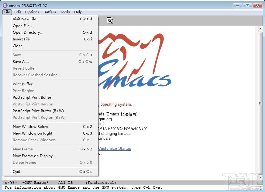 Gnu Emacs,Emacs,Emacs编辑器